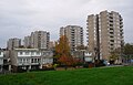 20th-century tower blocks in Abbey Wood.