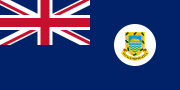 圖瓦盧領地旗（1976年10月1日至1978年10月1日）圖瓦盧成為單獨海外領地，並準備獨立