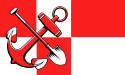Flag of Brunsbüttel, Schleswig-Holstein, Germany