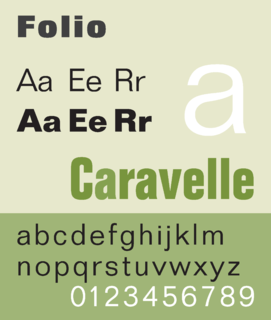 <span class="mw-page-title-main">Folio (typeface)</span> Typeface