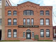 Ford Piquette Avenue Plant, Detroit, Michigan, postavený v roce 1904