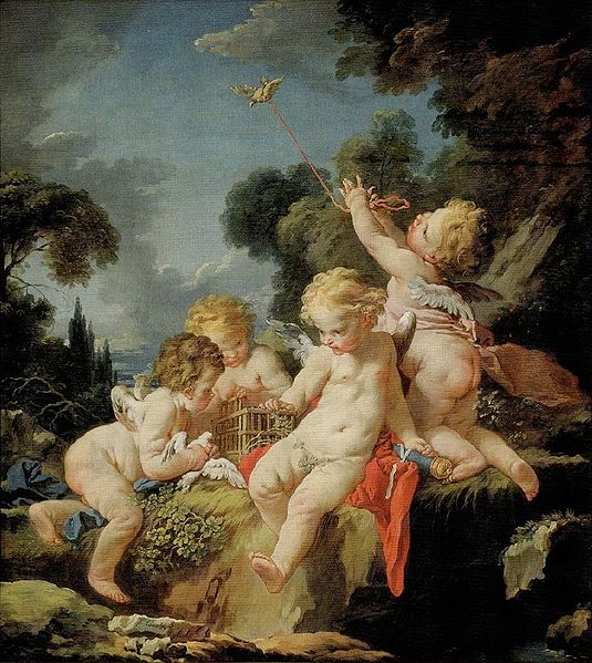 File:François Boucher - 'Putti with Birds'.jpg