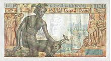 1000 franci Demeter, Face verso