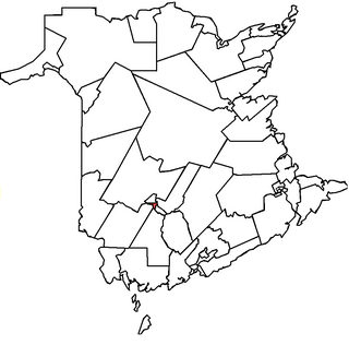 <span class="mw-page-title-main">Fredericton-Silverwood</span> Defunct provincial electoral district in New Brunswick, Canada