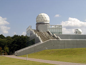 Historical Mount Fuji radar Museum. Fujisan radar dome.jpg