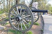 Gettysburg Battlefield, Pennsylvania, US This is an image of a place or building that is listed on the National Register of Historic Places in the United States of America. Its reference number is 66000642.