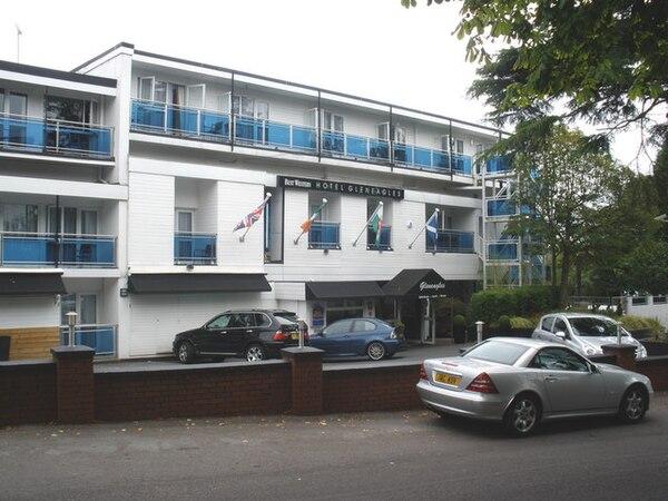 Gleneagles Hotel, Torquay in 2009. Cleese stayed at the hotel with the Monty Python team in 1970, and was inspired to write the series by the eccentri