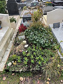 Grave of Jean BAUDRILLARD in Montparnasse Cemetery.jpg