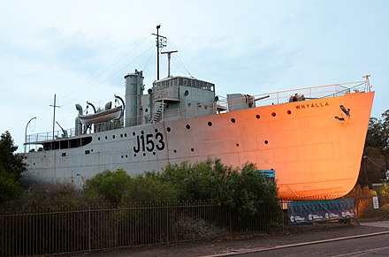 HMAS Whyalla at the Whyalla Maritime Museum