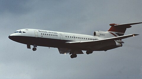 British Airways Trident 1C, G-ARPP, 1980 or 1981