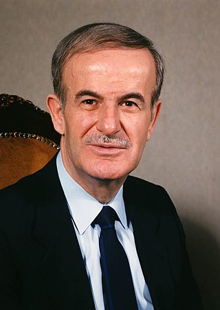 <span class="mw-page-title-main">Hafiz al-Assad</span> President of Syria from 1971 to 2000