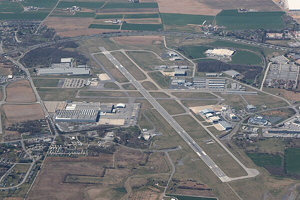 Aerial photo of Hagerstown Regional Airport