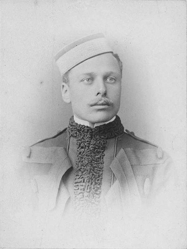 Age 23 in 1885, in his hussar's uniform