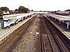 The tracks and platforms at Havant station in 2005