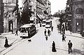 Kiliansplatz mit Straßenbahnen 1905 Kiliansplatz square with trams in 1905