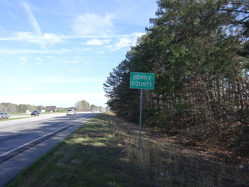 File:Henry County border, US19.JPG