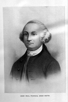 Henry Price, "Provincial Grand Master of New England and Dominions and Territories thereunto belonging" Henry Price.jpg