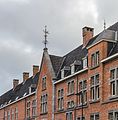 Het Poortgebouw in Rekem (deelgemeente) van Lanaken provincie Limburg in België