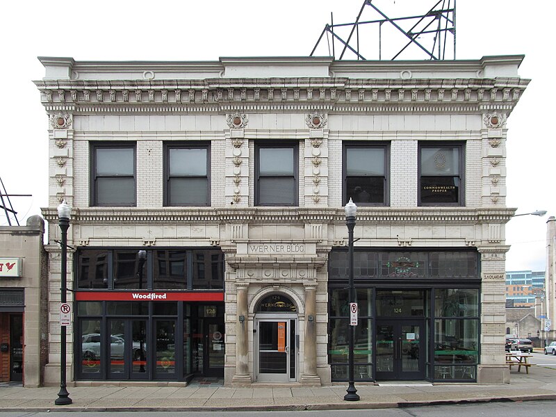Werner Building, Highland Avenue front