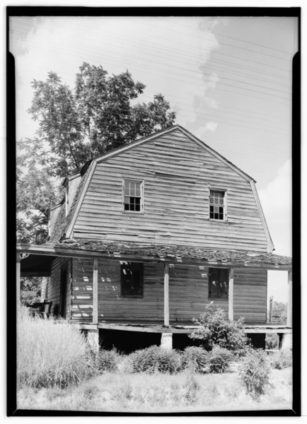 File:Historic American Buildings Survey, Thomas T. Waterman, Photographer, 1940. - Dutch Roof House, Saint David Street, Halifax, Halifax County, NC HABS NC,42-HAL,4-1.tif