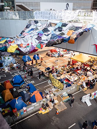 Protesters, activists and art of Hong Kong Umbrella Movement (2014)