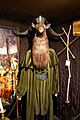 Horned God sculpture on display in the Museum of Witchcraft and Magic in Boscastle, Cornwall.