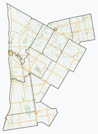 Goderich est situé dans le comté de Huron