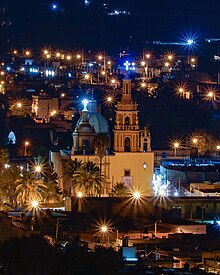 FOTOGRAFIA TOMADA A LA IGLESIA DE NOCHE