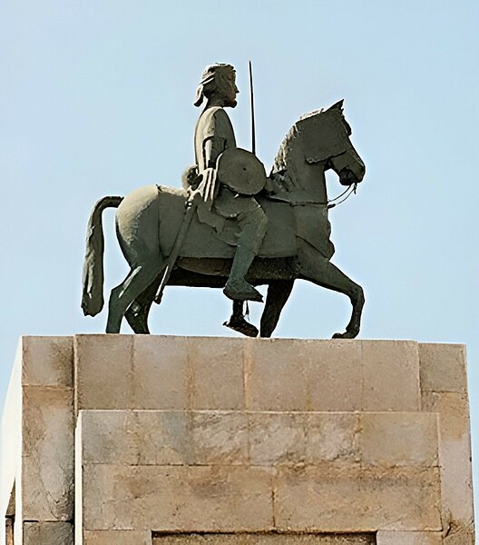 Statue of Ahmed ibn Ibrahim al-Ghazi, Imam of the Adal Empire.