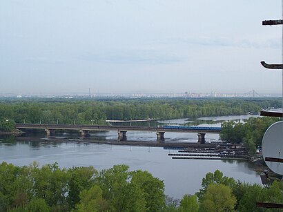 Як дістатися до Русанівський Метроміст громадським транспортом - про місце