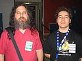 Stallman with User:Iron Bishop