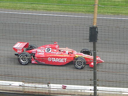 G-Force GF05 IRL car in which Juan Pablo Montoya won the 2000 Indianapolis 500.