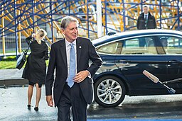 Informal meeting of economic and financial affairs ministers (ECOFIN). Arrivals Philip Hammond (37083574092)