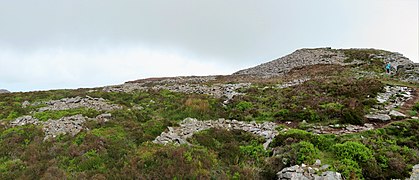 Inside the Celtic Iron Age hillfort of Tre'r Ceiri, Gwynedd Wales, with its 150 houses; finest in Europe 92.jpg