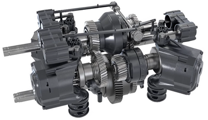 Internal view of Vario Transmission