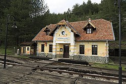 Golubići vasútállomás, a forgatás fő helyszíne