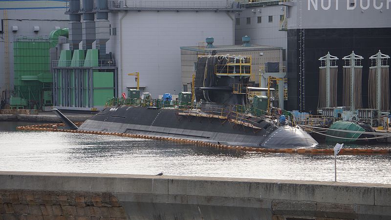 File:JS Seiryu(SS-509) at Mitsubishi Dockyard Kobe February 26, 2017.jpg