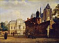 Jan van der Heyden - De Grote Kerk van Veere met een fantasie paleis.jpg
