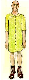 Jay's character was the son of a tent revival preacher in Okey-Dokey, Texas. Jay and Steven drawings by Steven.jpg