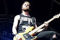 Davis performing with Paramore in 2010 Soundwave Festival