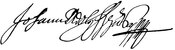 Firma de Príncipe Juan Adolfo