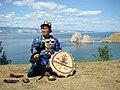 The main shaman of Olkhon - Valentin Hagdaev; Olkhon (Baikal)