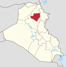 Província de Kirkuk - Localização