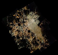 Settlements in Greater KL light out during night Kuala Lumpur mapped at night.jpg