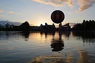 Lac Disney at sunset, Disneyland Paris, 2015.jpg