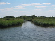 Mündung des Uckerkanals in den Unteruckersee