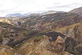 English: Laugahraun at Landmannalaugar, in Iceland. Français : Laugahraun à Landmannalaugar, en Islande.