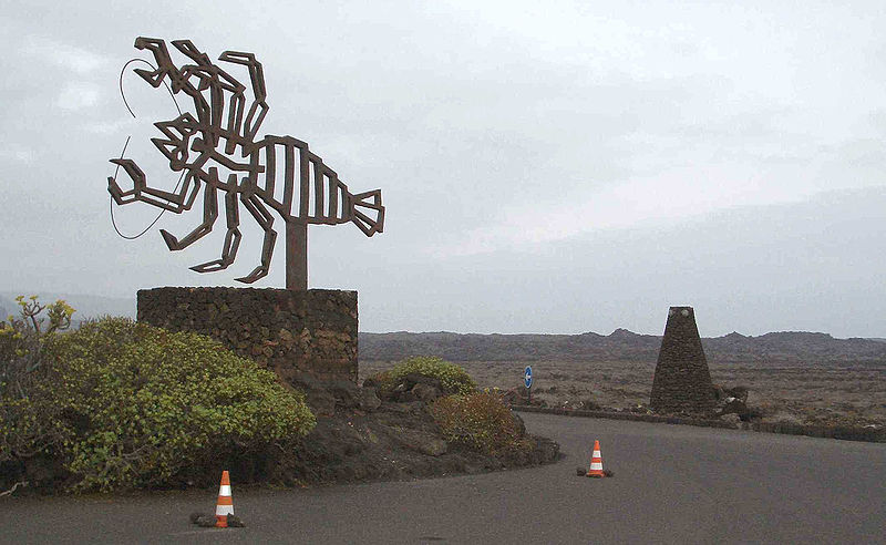 Jameos del Agua sign. From Visiting Volcanic Lanzarote on the César Manrique Trail