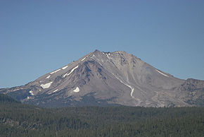 Vista del pic Lassen del nòrd-èst.