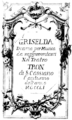 English: Latilla - Griselda - title page of the libretto, Venice 1751